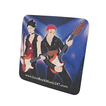 Eco-friendly Custom Logo Absorbent Paper Cheap Coasters in Bar