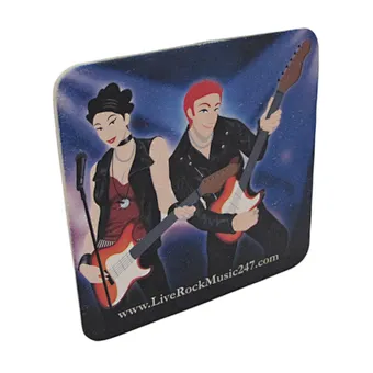 Eco-friendly Custom Logo Absorbent Paper Cheap Coasters in Bar
